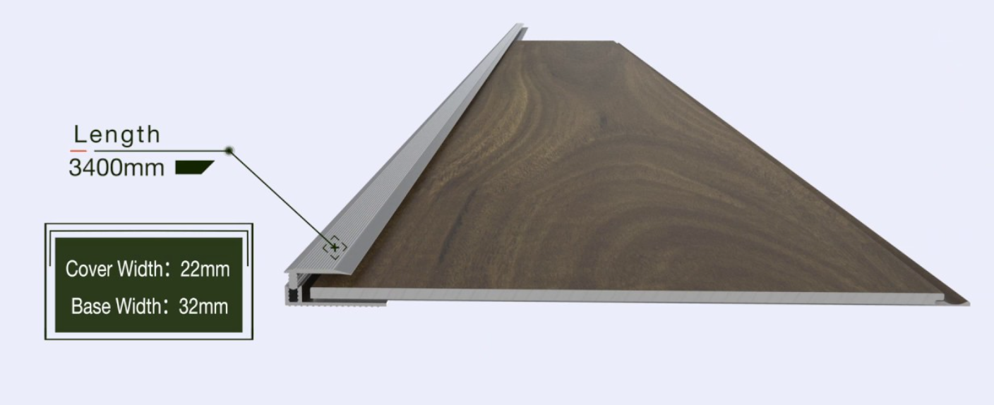 Australian Select Timbers | Adjustable Height Aluminium Trims (C Channel)